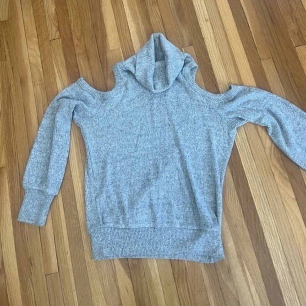 Allison Joy Open Shoulder Turtleneck Sweater - image 3